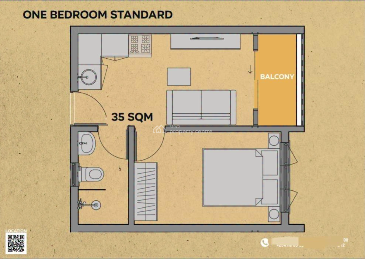 2 Bedroom,standard, White Peacock Hotel, Mtwapa, Kilifi, Apartment for Sale