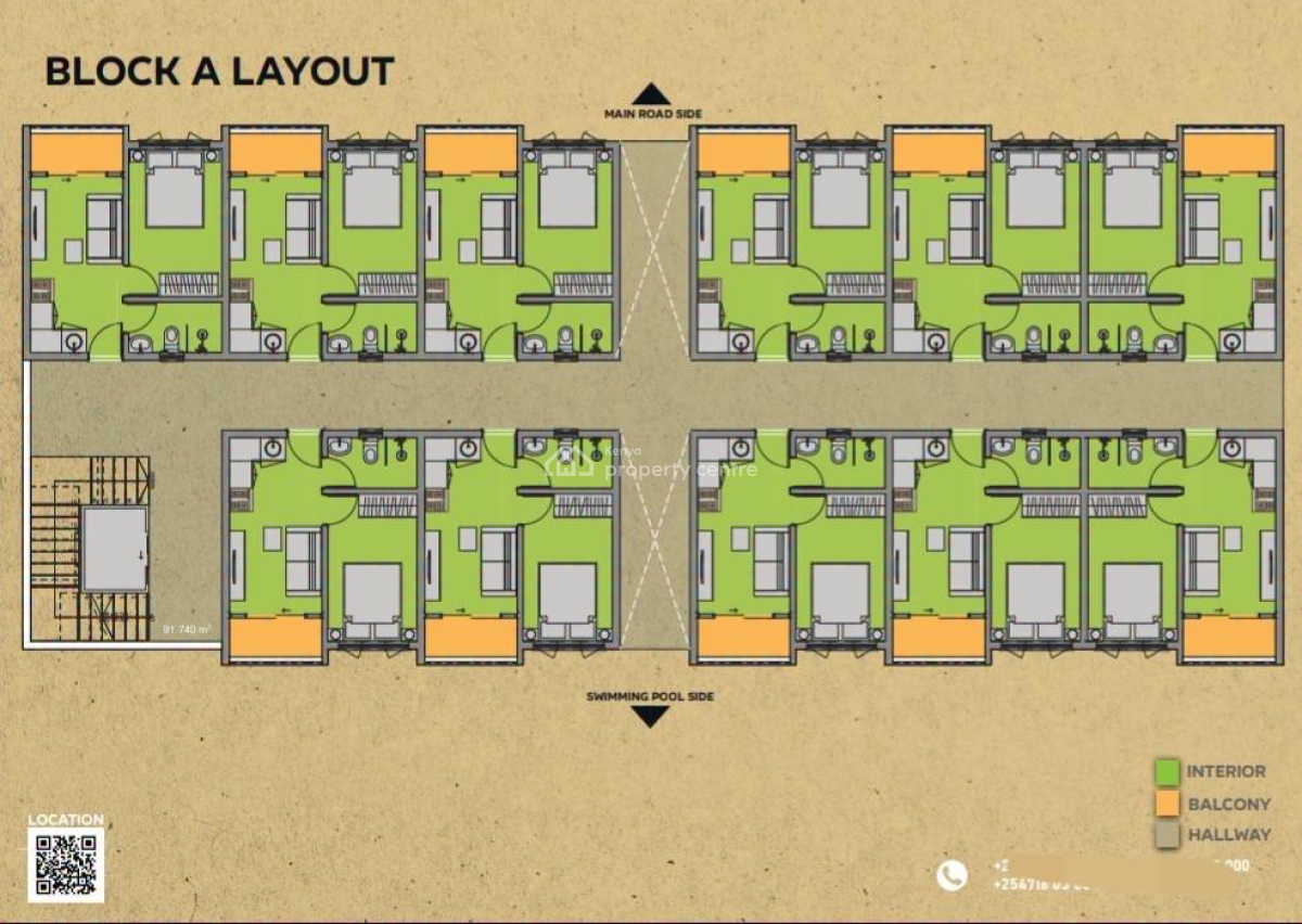 2 Bedroom,standard, White Peacock Hotel, Mtwapa, Kilifi, Apartment for Sale