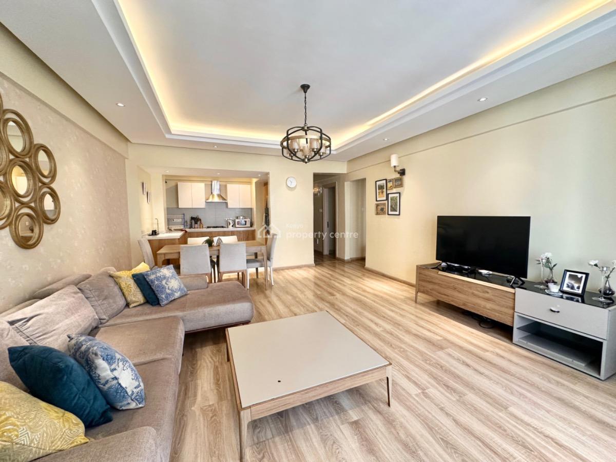 Fully Furnished and Serviced 3 Bedroom Apartment Master Ensuite, Kileleshwa, Nairobi, Apartment for Rent