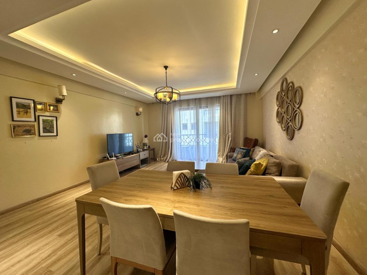 Fully Furnished and Serviced 3 Bedroom Apartment Master Ensuite, Kileleshwa, Nairobi, Apartment for Rent