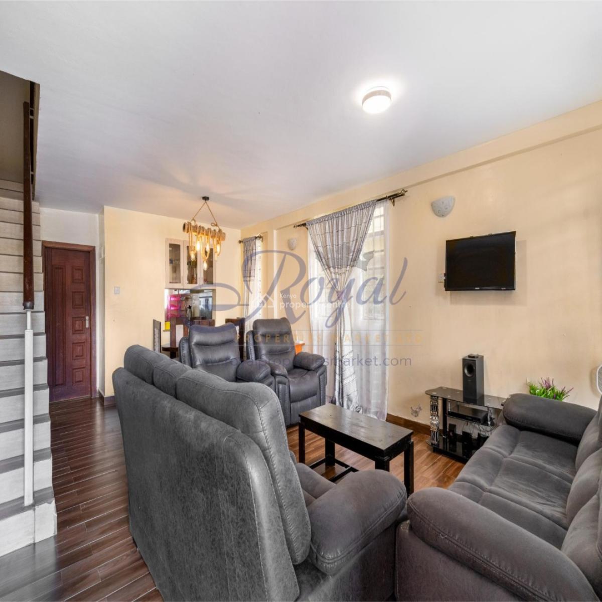 3 Bedroom All Ensuite Maisonnette with Dsq, Athi River, Machakos, House for Sale