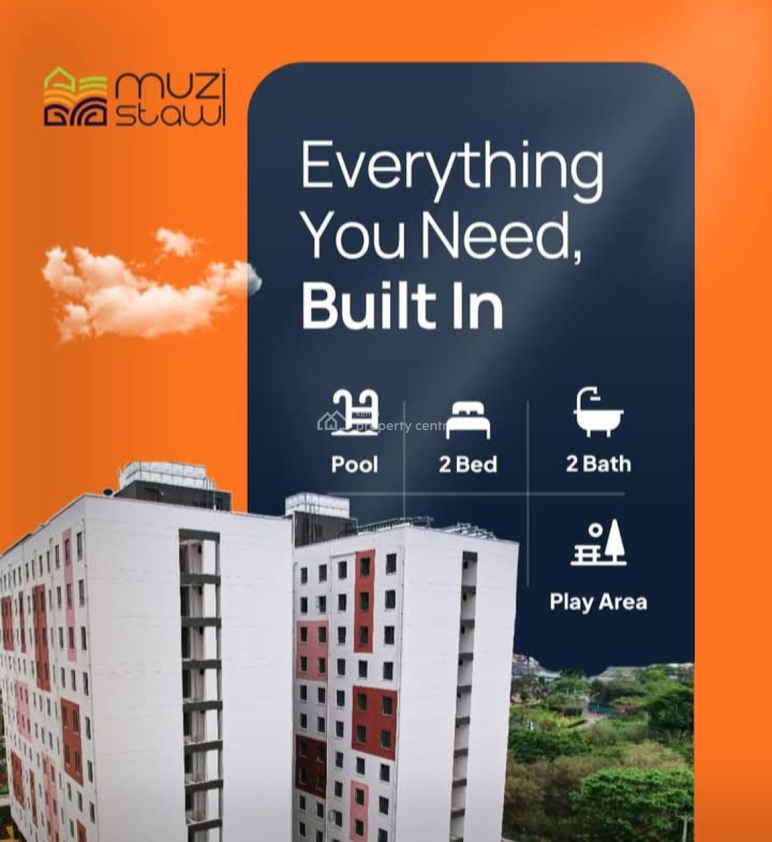 Muzi Stawi Apartments, Garden City, Nairobi Central, Nairobi, Apartment for Rent