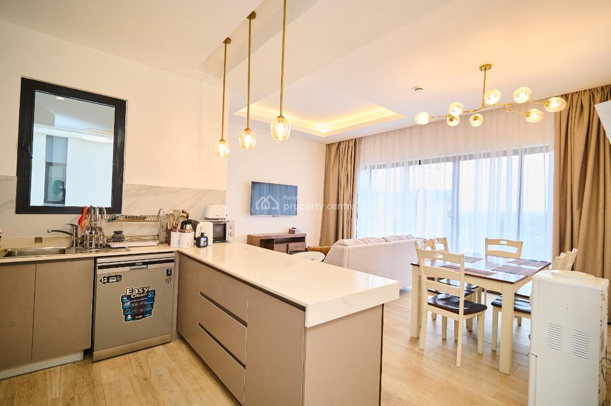 Luxury Living in This Fully Furnished and Serviced One Bedroom, Two Rivers Social City, Rosslyn, Westlands, Nairobi, Apartment for Rent