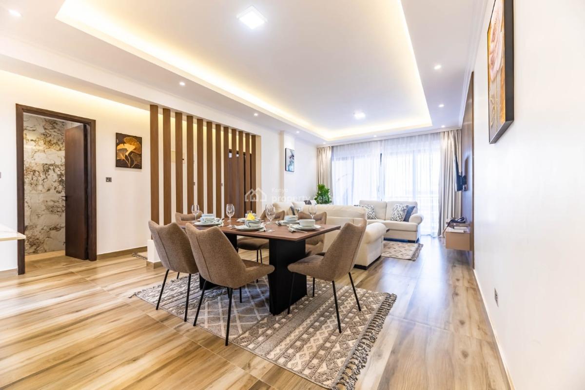 Fully Furnished and Serviced 2 Bedroom All Ensuite, Brookside Drive, Westlands, Nairobi, Apartment for Rent