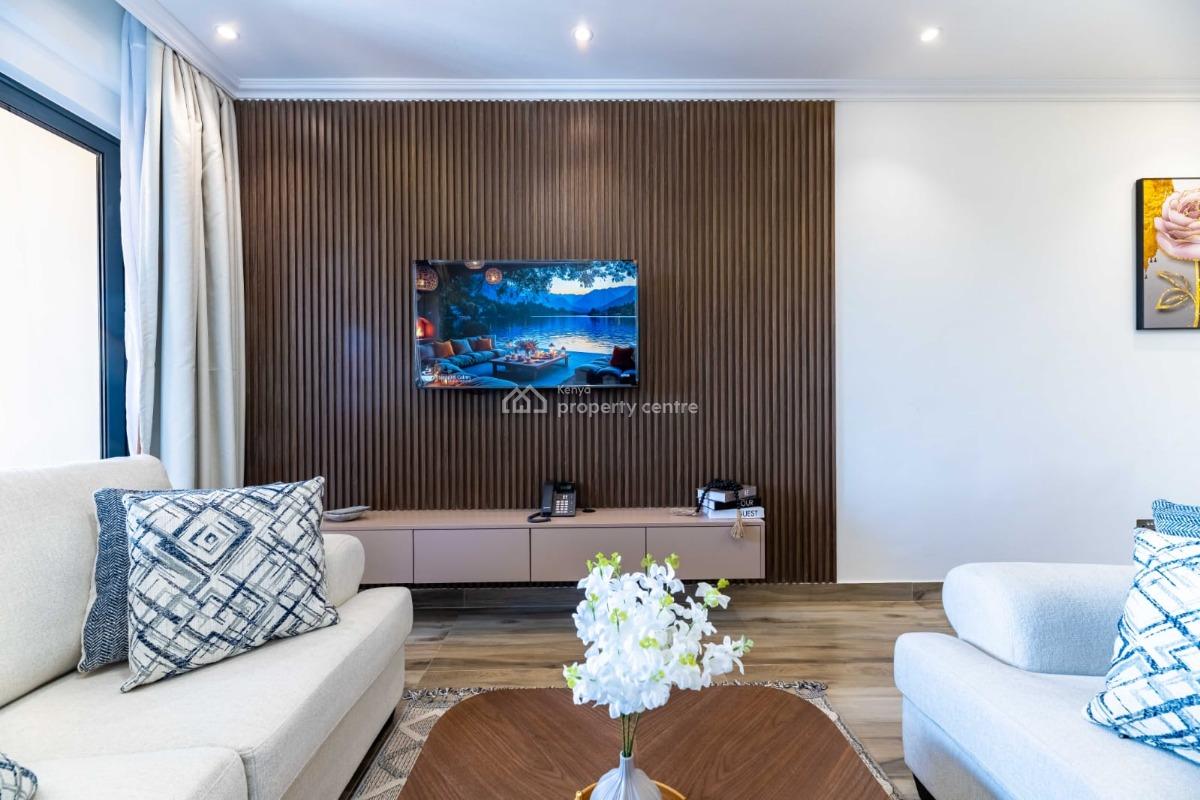 Fully Furnished and Serviced 2 Bedroom All Ensuite, Brookside Drive, Westlands, Nairobi, Apartment for Rent