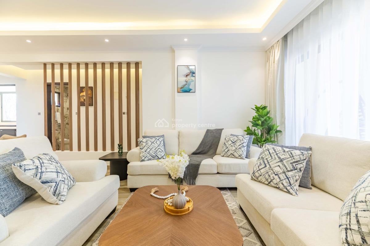 Fully Furnished and Serviced 2 Bedroom All Ensuite, Brookside Drive, Westlands, Nairobi, Apartment for Rent