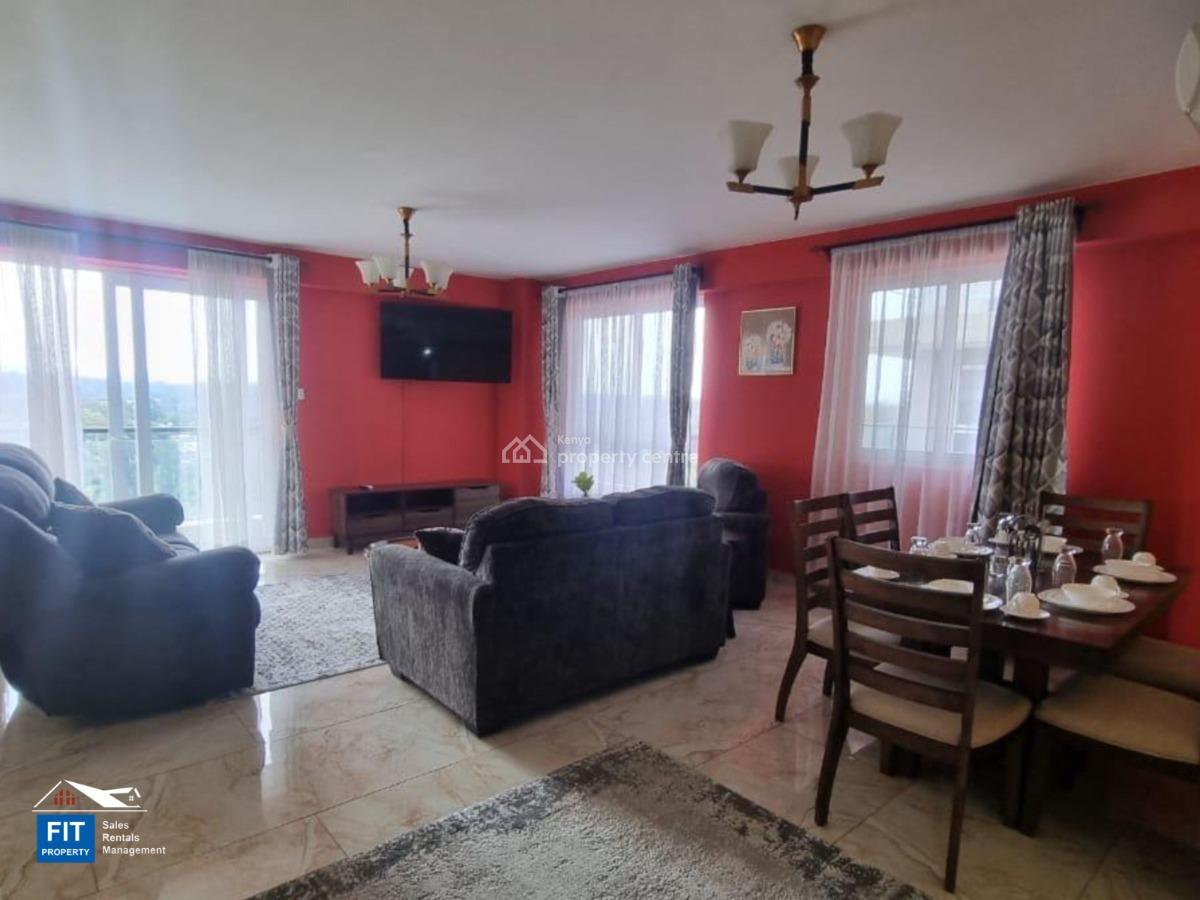 3 Bedroom Semi Furnished Apartment with Sq in Westlands, General Mathenge, Westlands, Nairobi, Apartment for Rent