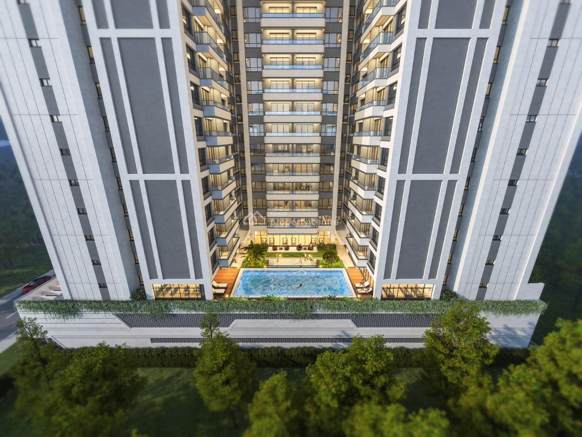 an Elegant Very Spacious Serviced  1 Bedroom Plus Study Room, Sports Road, Westlands, Nairobi, Apartment for Sale