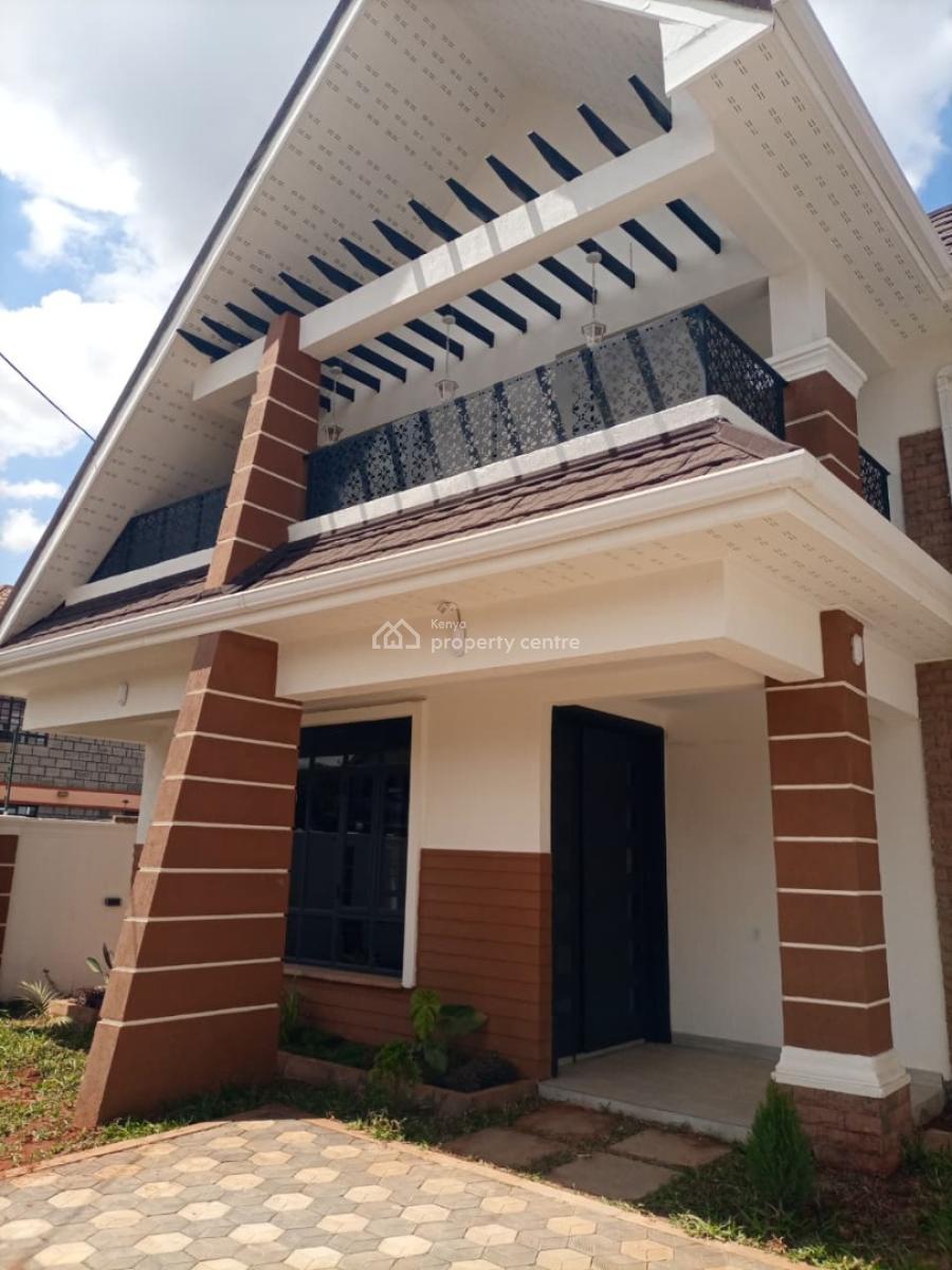 4 Bedroom Hse with Sq and Attic All Ensuite Membley Estate  with Moder, Ruiru, Ruiru, Kiambu, Townhouse for Sale