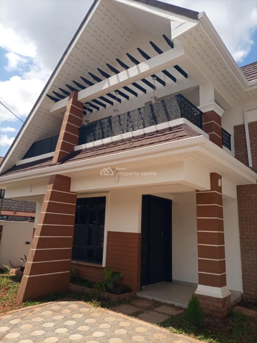 4 Bedroom Hse with Sq and Attic All Ensuite Membley Estate  with Moder, Ruiru, Ruiru, Kiambu, Townhouse for Sale