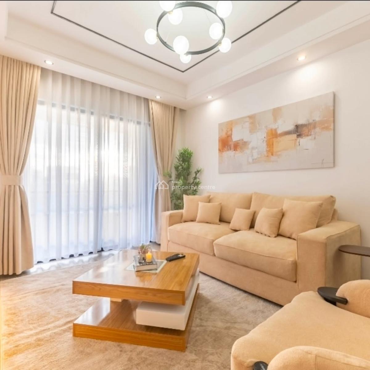 Fully Furnished and Serviced 2 Bedroom Apartment Master Ensuite, Kilimani, Nairobi, Apartment for Rent