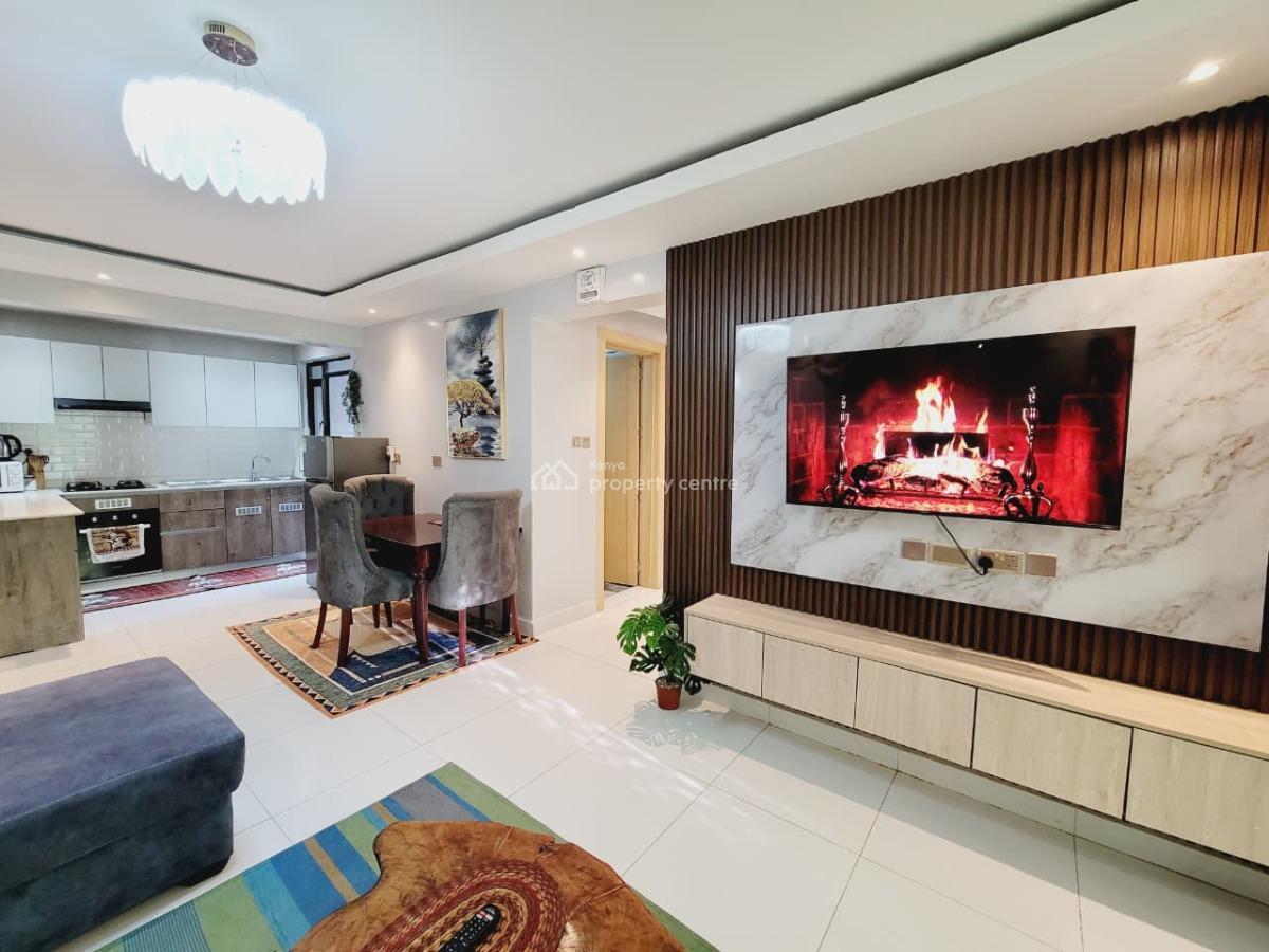 Elegant 2-bedroom + Sq Airbnb  Fully Furnished Luxury Apartment, Near Diamond Plaza, Parklands, Nairobi, Apartment for Rent