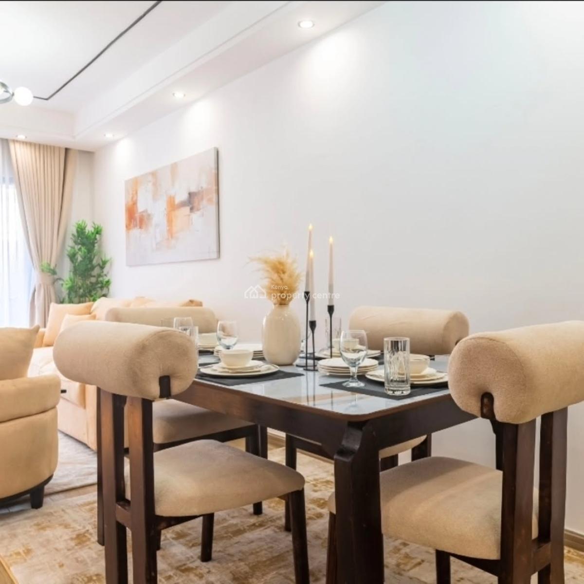 Cozy 2 Bedroom Fully Furnished and Serviced Apartment, Kilimani, Nairobi, Apartment for Rent