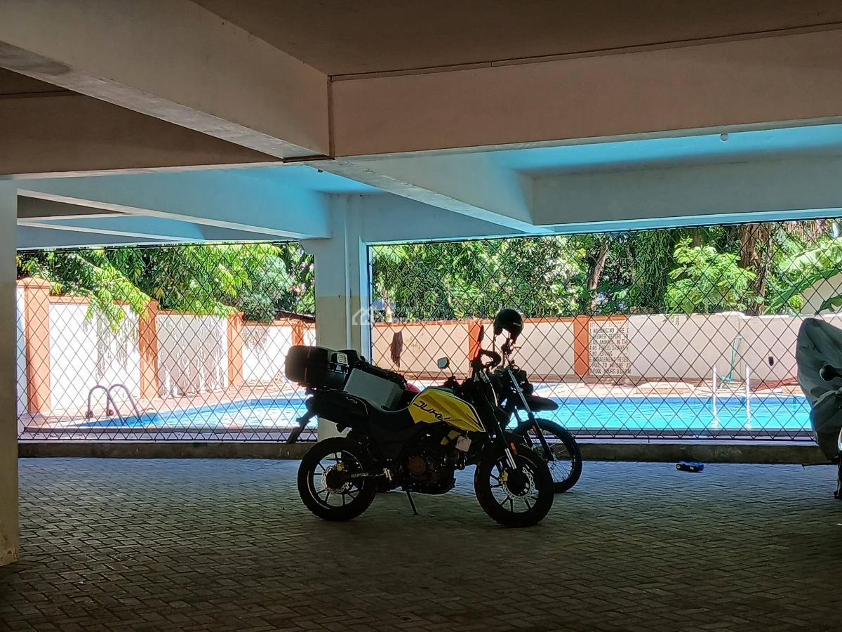 Spacious 3br Apartment with Pool, Posta, Mtwapa, Kilifi, Apartment for Rent