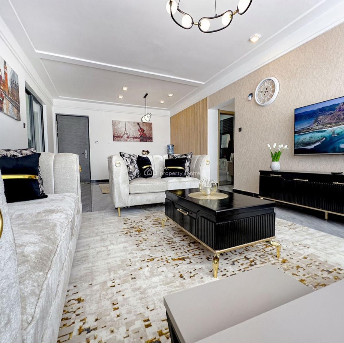 Fully Furnished and Serviced 3 Bedroom Apartment Master Ensuite, Kilimani, Nairobi, Apartment for Rent