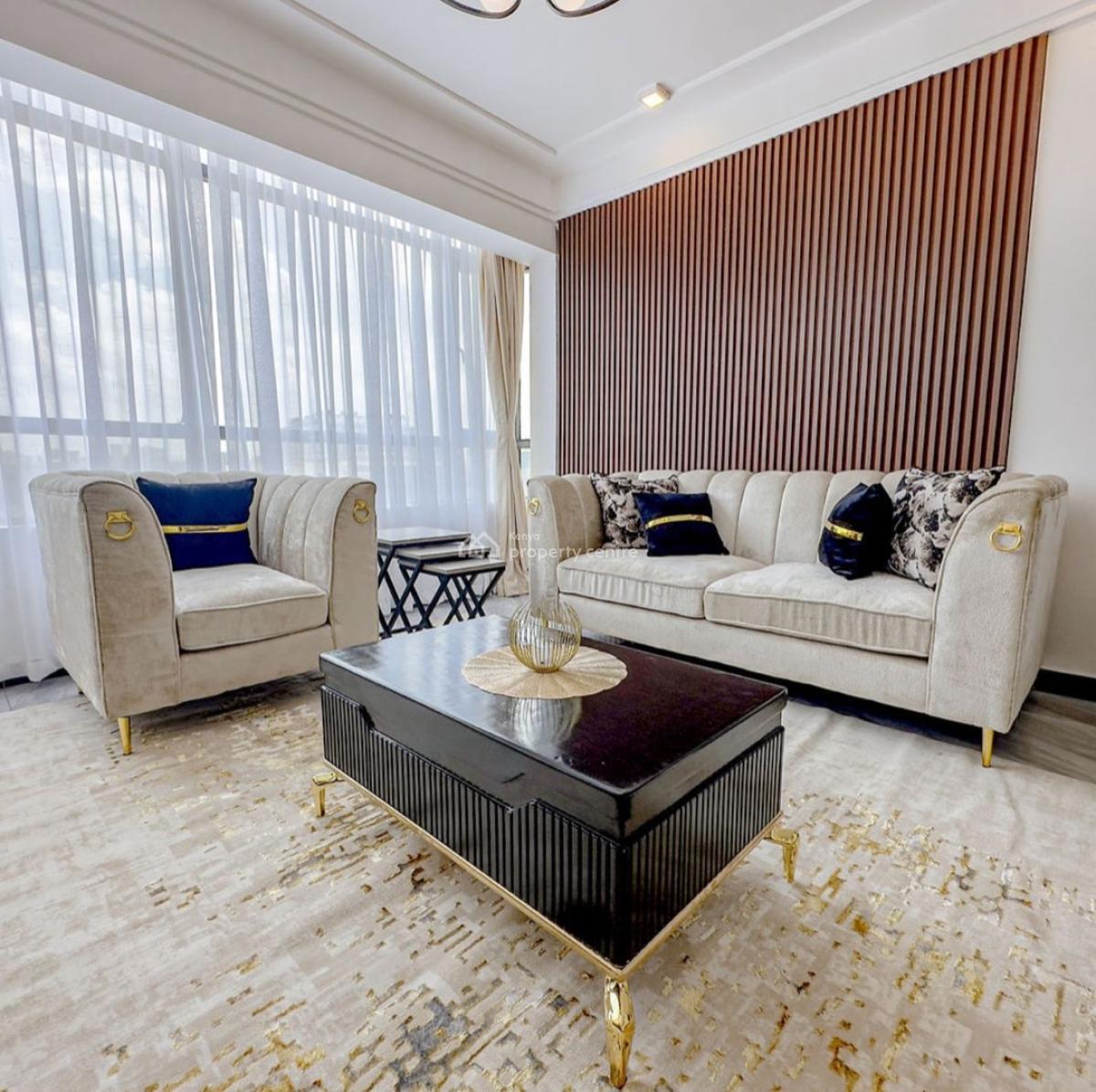 Fully Furnished and Serviced 3 Bedroom Apartment Master Ensuite, Kilimani, Nairobi, Apartment for Rent