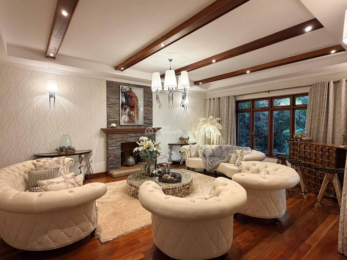 Executive Fully Furnished 5bedroom Home All Ensuite with Dsq on Half a, Karen, Nairobi  Near The Hub, Karen, Nairobi, House for Sale