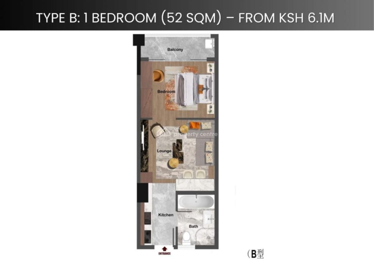 Luxury 1,2 and 3 Bedroom in Riverside, Westlands, Nairobi, House for Sale