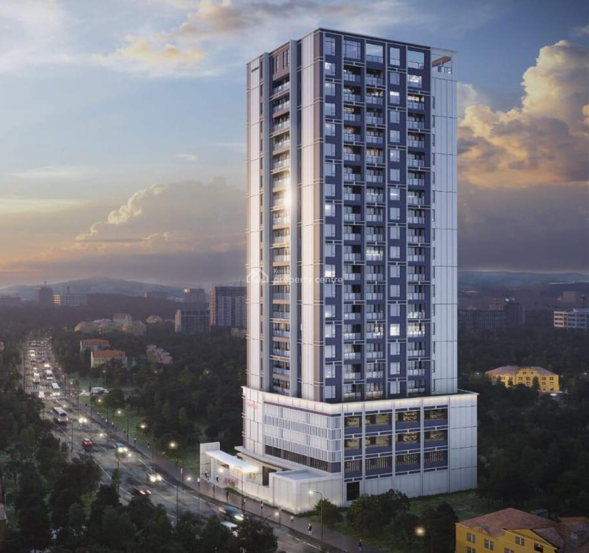 an Elegant Very Spacious 1 Bedroom, Riverside Drive, Westlands, Nairobi, Apartment for Sale