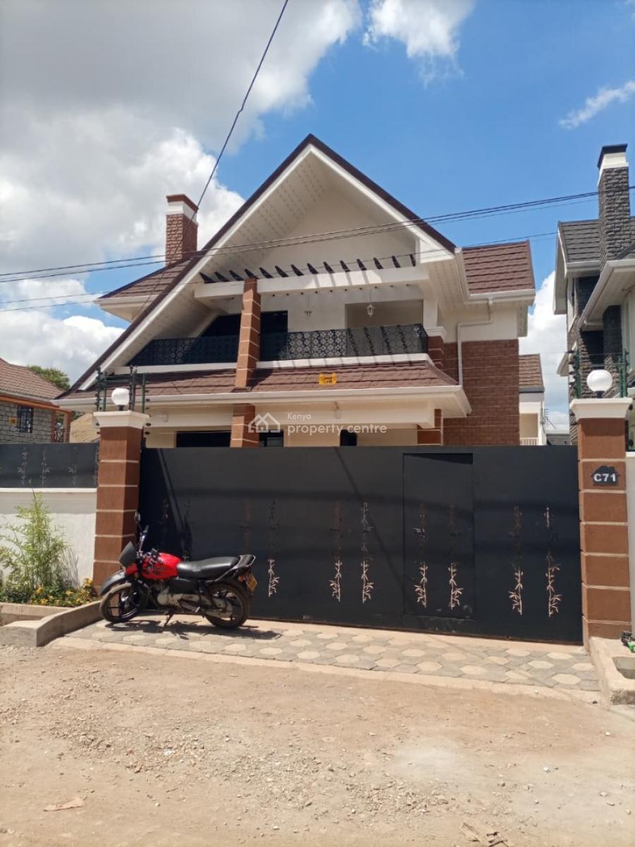 4 Bedroom Hse with Sq and Attic All Ensuite Membley Estate  with Moder, Ruiru, Ruiru, Kiambu, Townhouse for Sale