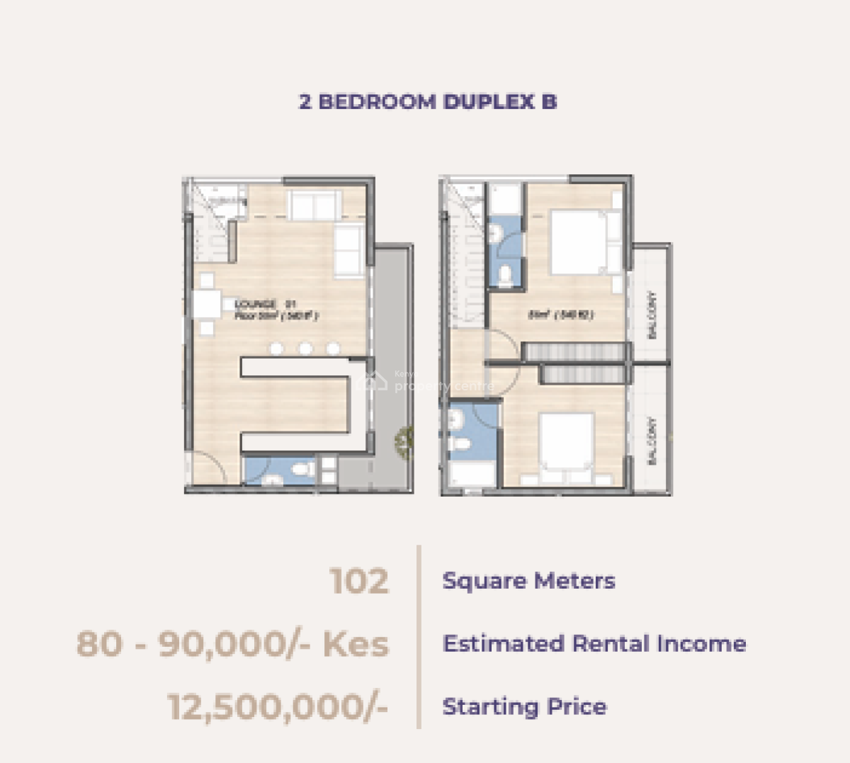 Ongoing Project 2 Bedroom Duplexes All Ensuite in Kitusuru - Kirawa, Kirawa Road, Kitisuru, Nairobi, Apartment for Sale
