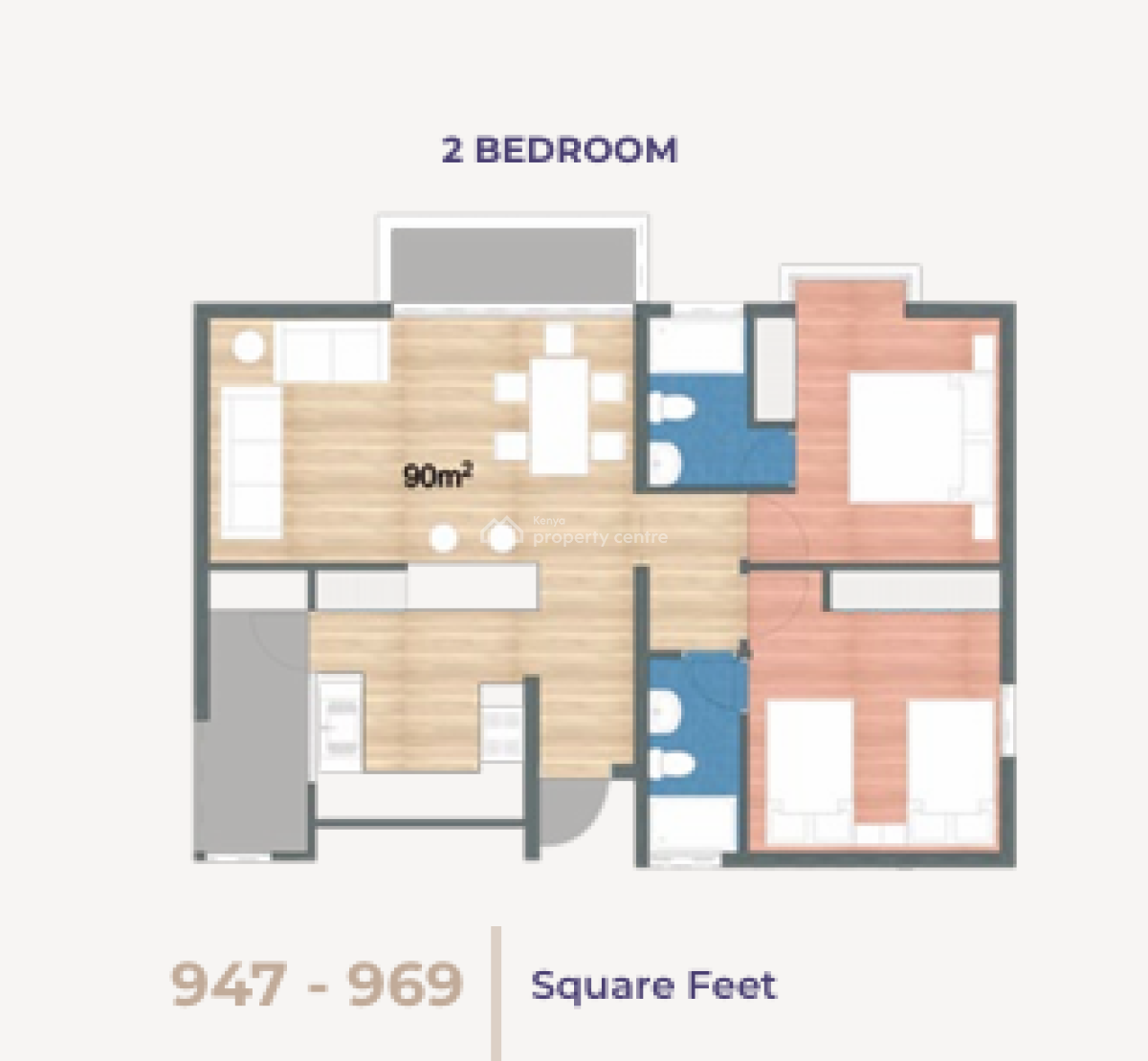 Ongoing Project 2 Bedroom Master Ensuite Plus Cloakroom in Kitisuru, Kira Wa Road, Kitisuru, Nairobi, Apartment for Sale