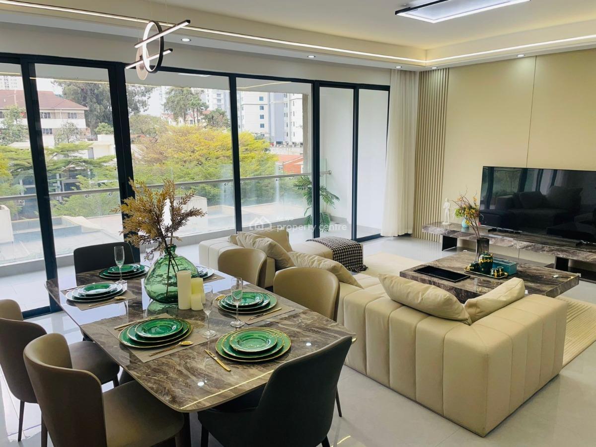 an Elegant Very Spacious 3 Bedroom All Ensuite Plus Dsq, George Padmore, Kilimani, Nairobi, Apartment for Sale