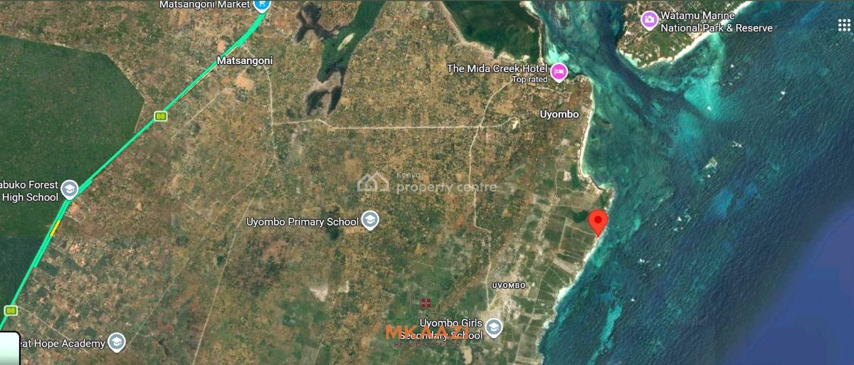 Exclusive 45-acre Beachfront Land in Uyombo, Kilifi, Uyombo, Matsangoni, Kilifi, Land for Sale