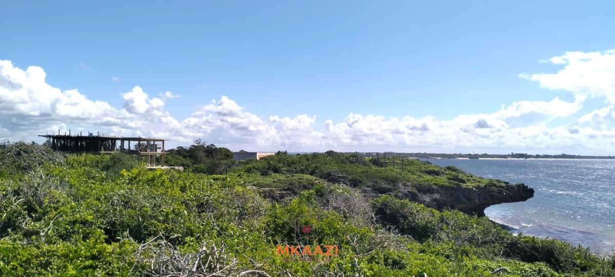 Prime 3-acre Cliffside Beachfront Land in Uyombo Near Mida Creek, Uyombo, Matsangoni, Kilifi, Land for Sale