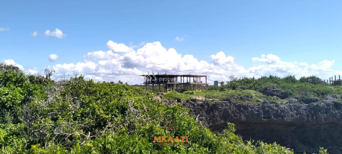 Prime 3-acre Cliffside Beachfront Land in Uyombo Near Mida Creek, Uyombo, Matsangoni, Kilifi, Land for Sale