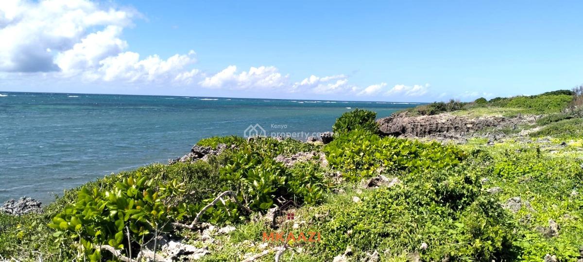 Prime 3-acre Cliffside Beachfront Land in Uyombo Near Mida Creek, Uyombo, Matsangoni, Kilifi, Land for Sale