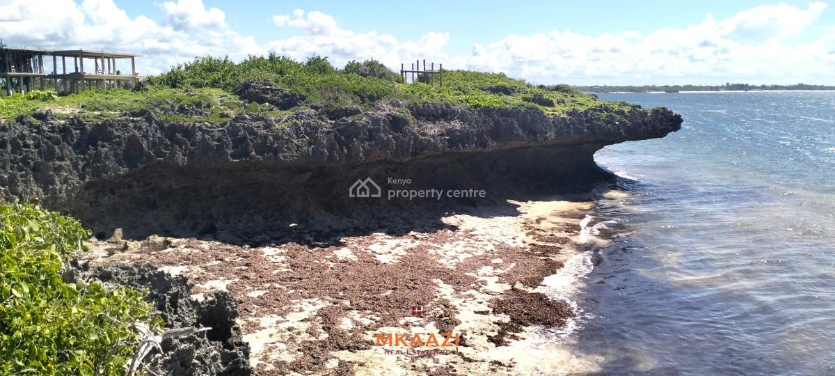 Prime 3-acre Cliffside Beachfront Land in Uyombo Near Mida Creek, Uyombo, Matsangoni, Kilifi, Land for Sale