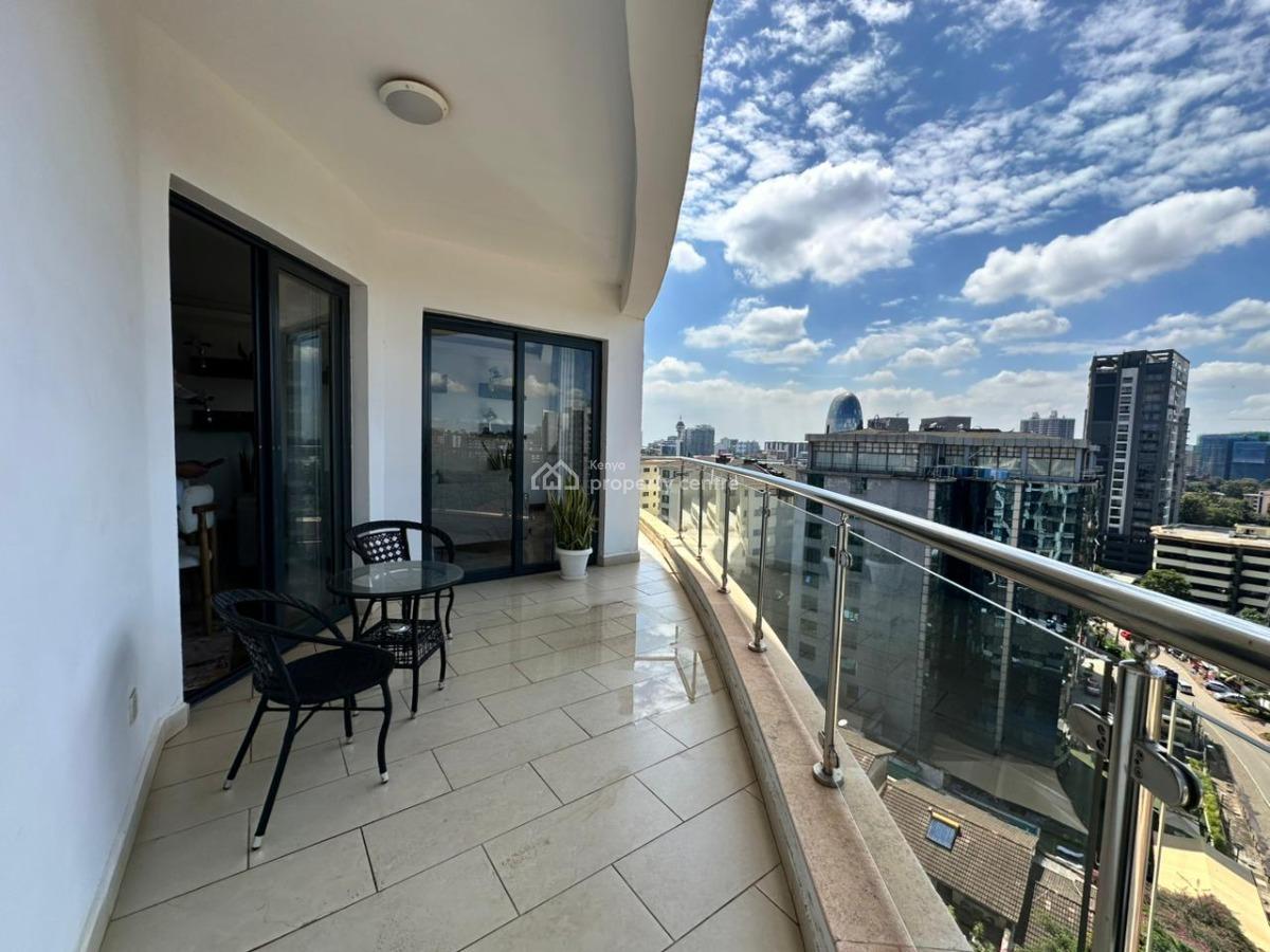 Fully Furnished and Serviced 2 Bedroom in Westlands on 10th Floor, Lantana Road, Westlands, Nairobi, Apartment for Rent