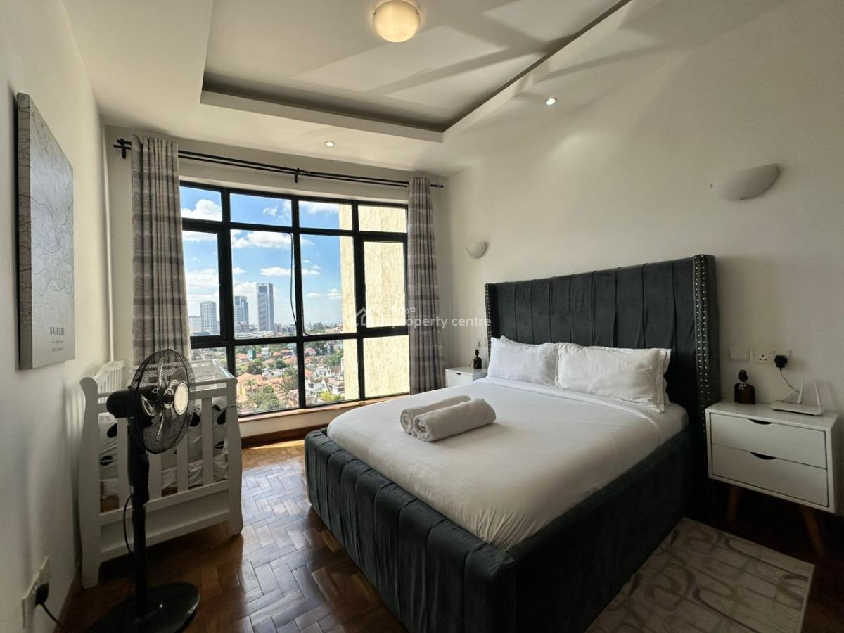Fully Furnished and Serviced 2 Bedroom in Westlands on 10th Floor, Lantana Road, Westlands, Nairobi, Apartment for Rent