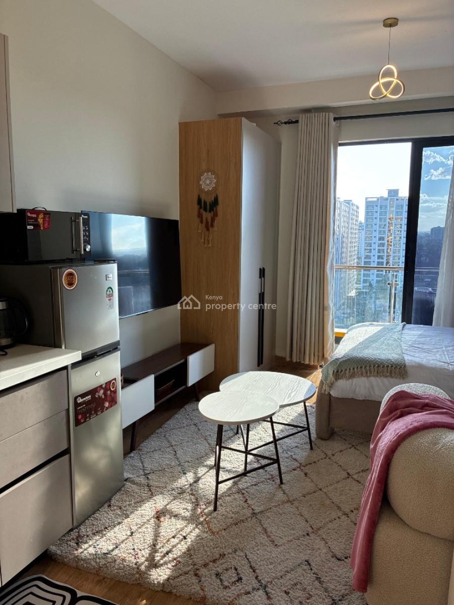 Spacious Studio Fully Furnished in Kilimani, Elgeyo Marakwet, Kilimani, Nairobi, Apartment for Rent