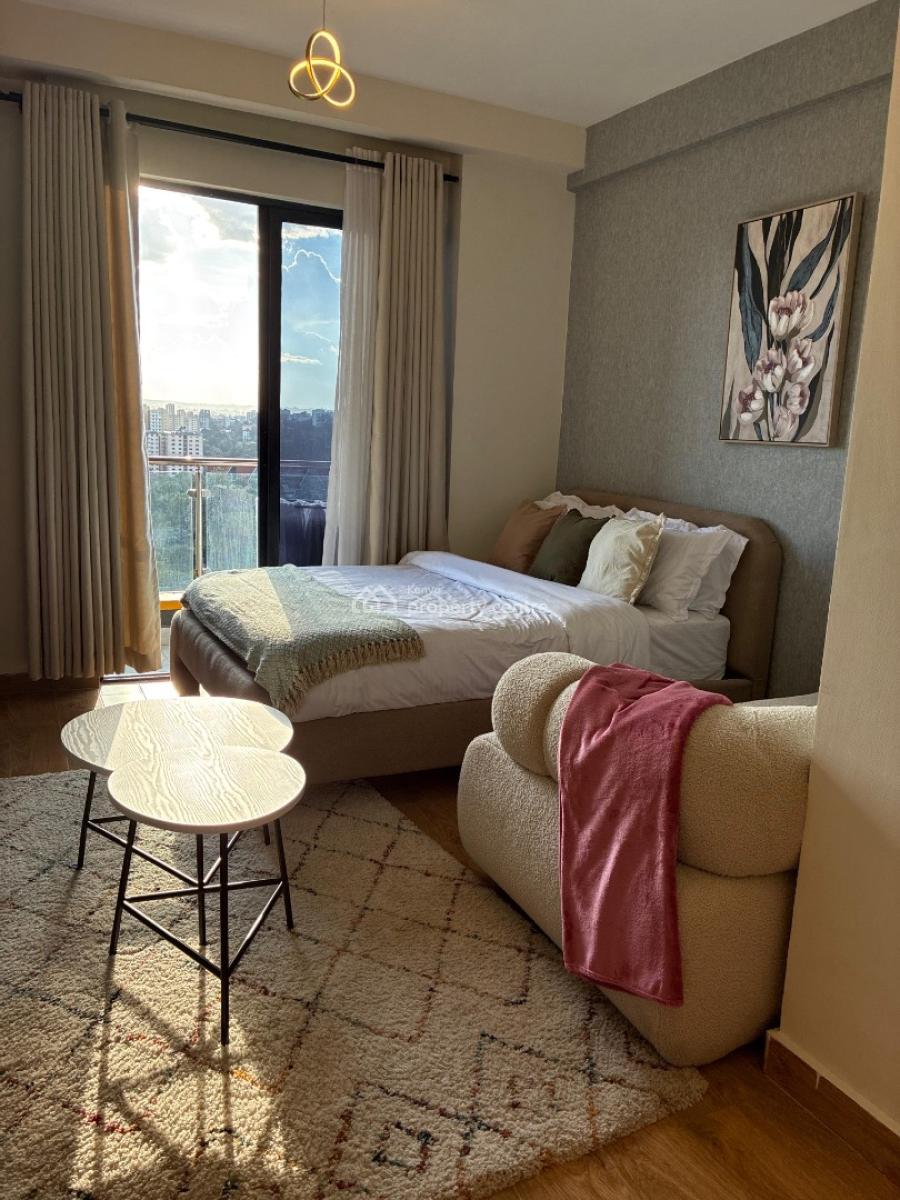 Spacious Studio Fully Furnished in Kilimani, Elgeyo Marakwet, Kilimani, Nairobi, Apartment for Rent
