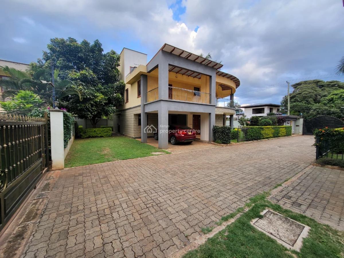 an Ambassadorial 5 Bedroom Townhouse All Ensuite Plus Dsq, Lavington, Nairobi, House for Rent