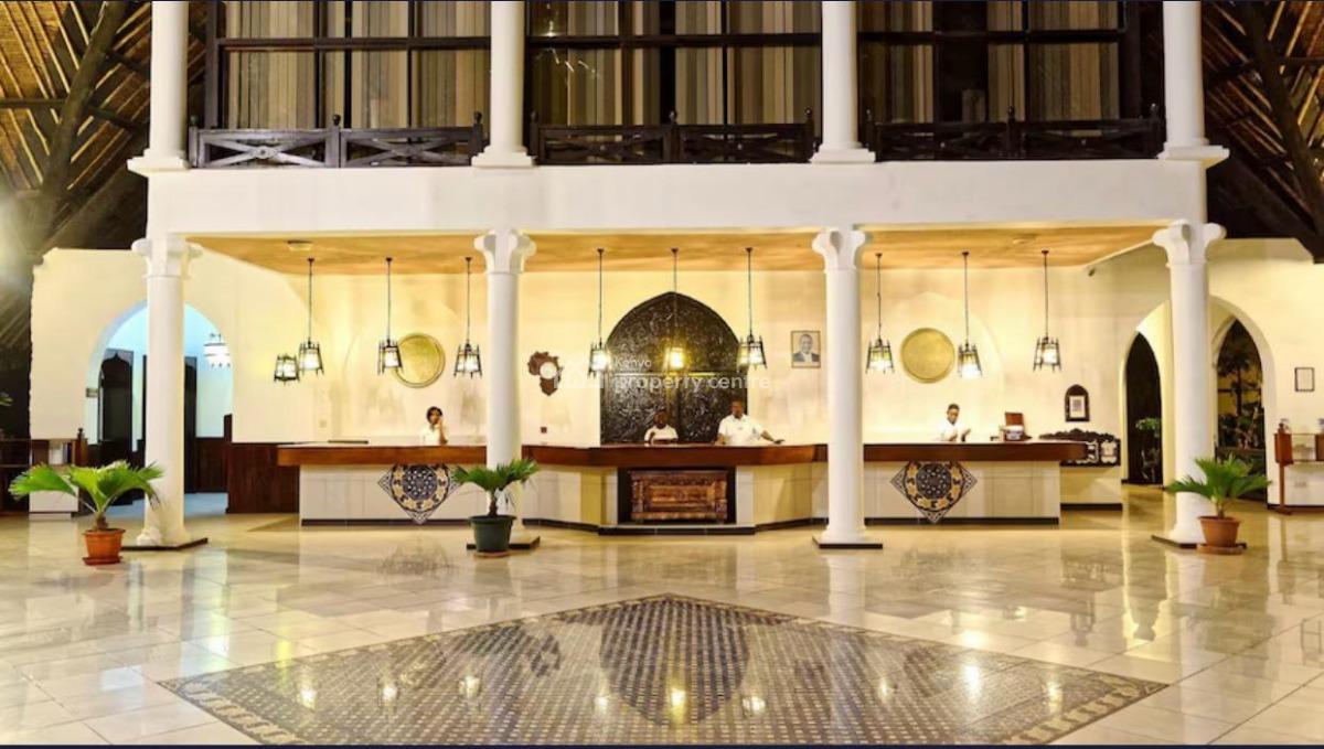 4 Star Beach Hotel with 191 Rooms in Diani Beach-kenyan Coast  Sitting, Ukunda Kwale Diani Beach, Ukunda, Kwale, Hotel / Guest House for Sale