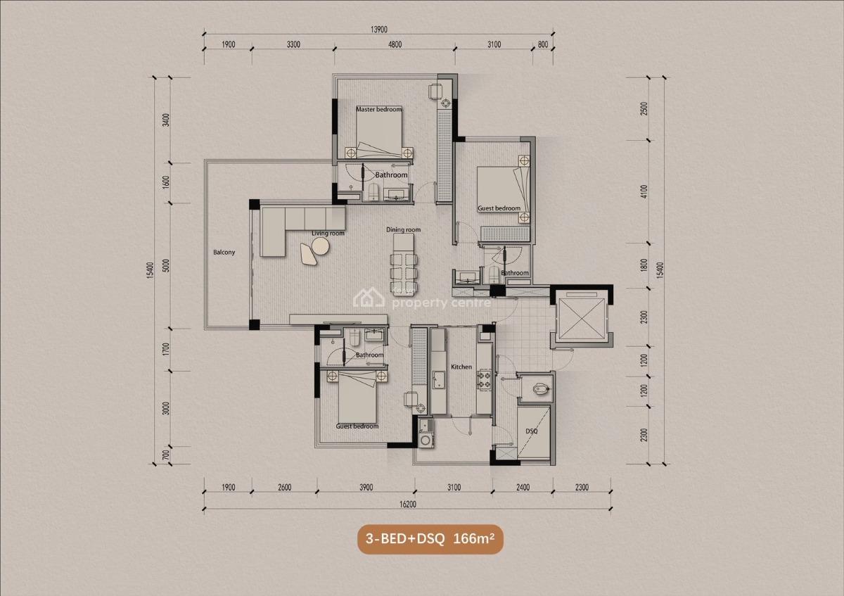 3 Bedroom Apartments, Sq., Mombasa Road, Syokimau/mulolongo, Machakos, Apartment for Sale