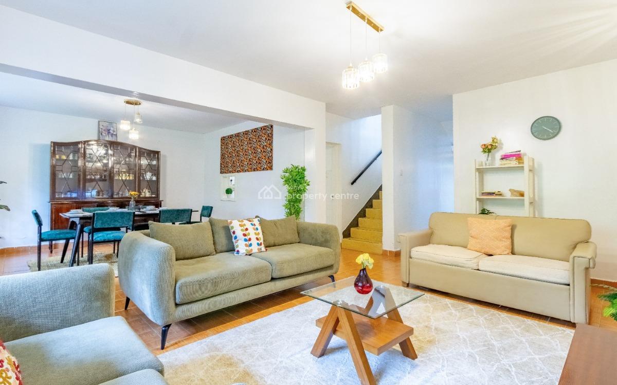 3 Bedroom Furnished and Serviced Town House, Lavington, Nairobi, Apartment for Rent
