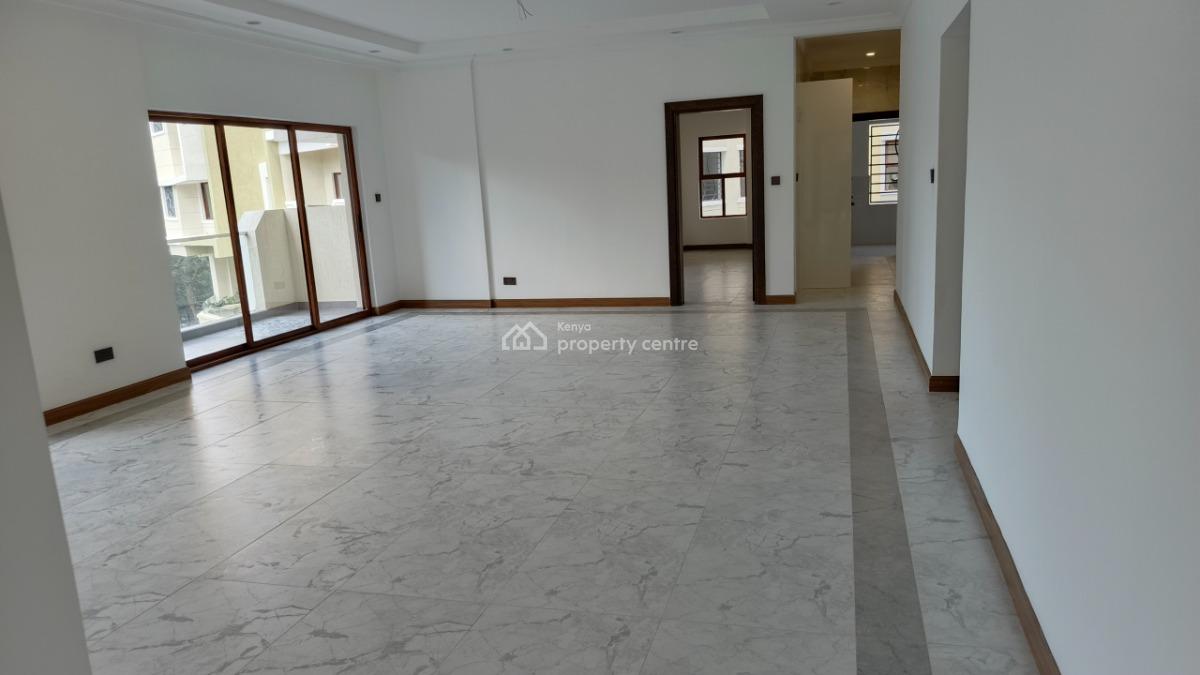 an Elegant Very Spacious 3 Bedroom All Ensuite Plus Dsq, Kileleshwa, Nairobi, Apartment for Rent