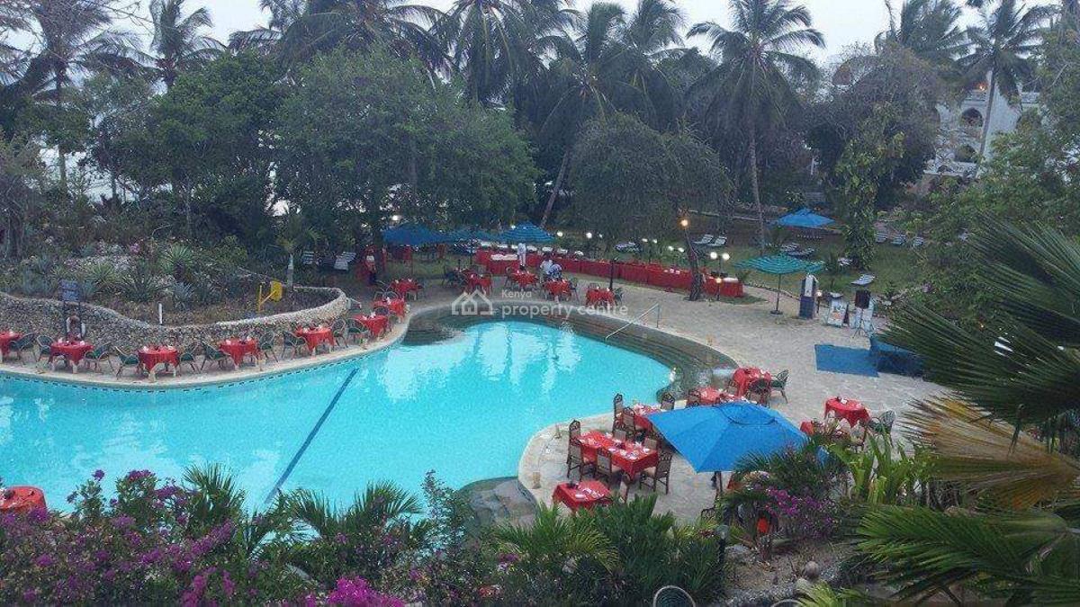 4 Star Beach Hotel with 191 Rooms in Diani Beach-kenyan Coast  Sitting, Diani Beach, Ukunda, Kwale, Hotel / Guest House for Sale