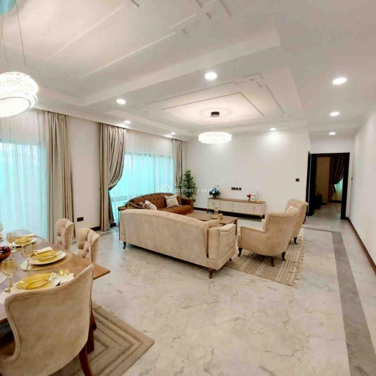Fully Furnished 3 Bedroom Plus Dsq Apartments, Kileleshwa, Kileleshwa, Nairobi, Apartment for Rent
