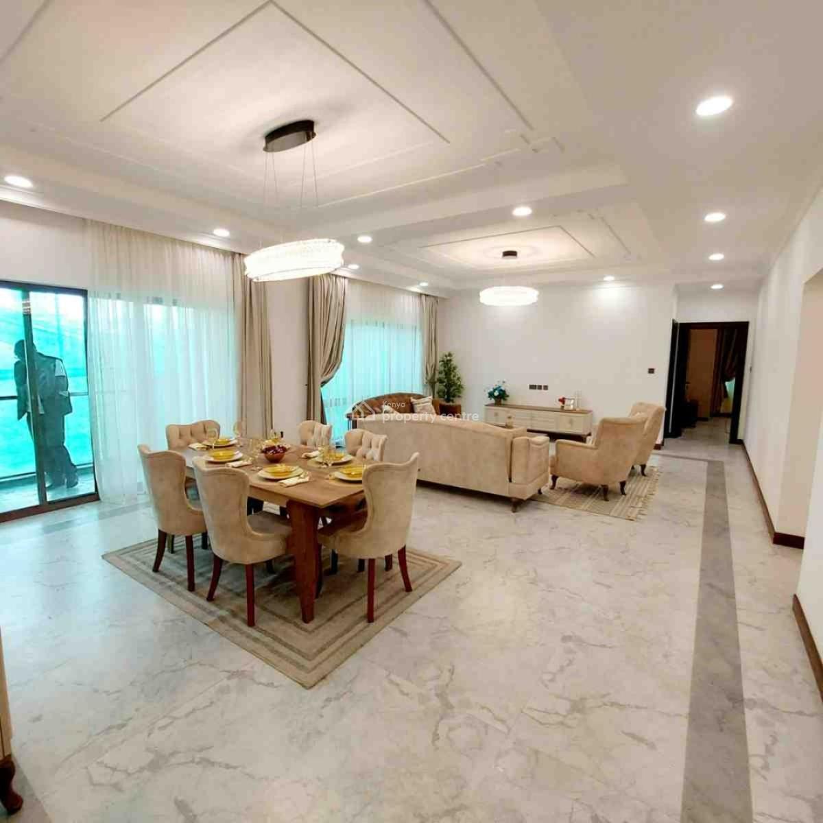Fully Furnished 3 Bedroom Plus Dsq Apartments, Kileleshwa, Kileleshwa, Nairobi, Apartment for Rent