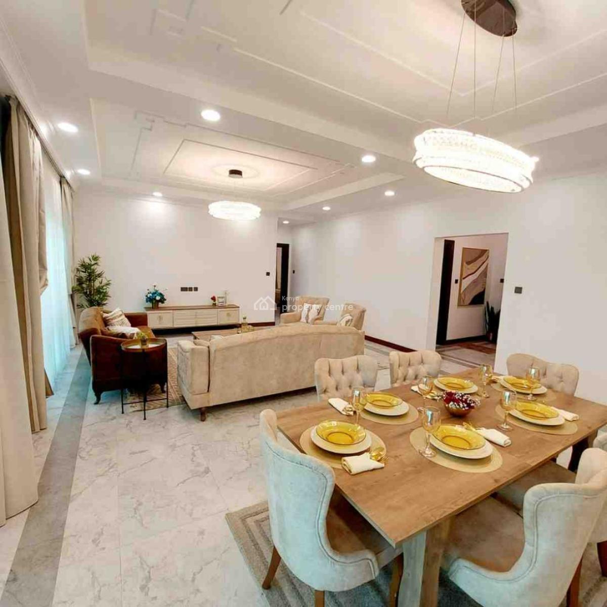Fully Furnished 3 Bedroom Plus Dsq Apartments, Kileleshwa, Kileleshwa, Nairobi, Apartment for Rent