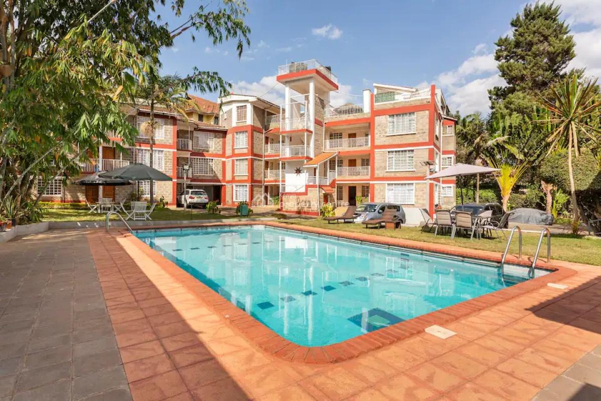 Fully Furnished and Serviced 2 Bedroom Apartment Master Ensuite Availa, Lavington, Nairobi, Apartment for Rent