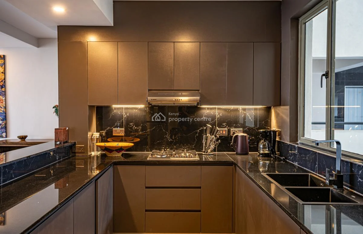 Luxury Furnished 3 Bedroom Apartment with Dsq in Brookside., Westlands, Nairobi, Apartment for Rent