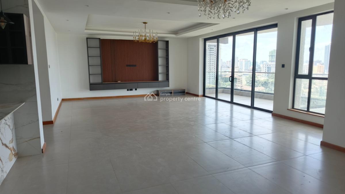 an Elegant Very Spacious 3 Bedroom All Ensuite Plus Dsq, Riverside Drive, Westlands, Nairobi, Apartment for Rent