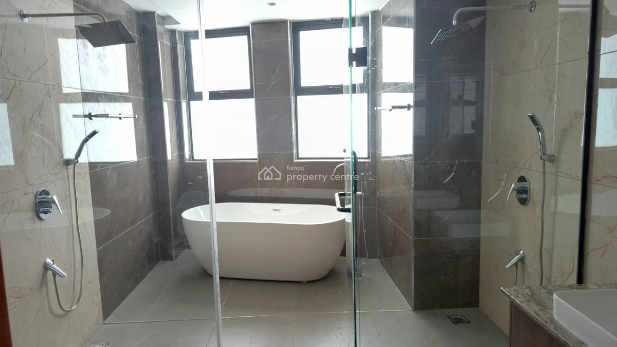 an Elegant Very Spacious 3 Bedroom All Ensuite Plus Dsq, Riverside Drive, Westlands, Nairobi, Apartment for Rent