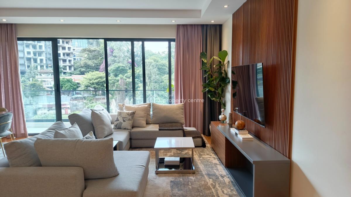 an Exceptional Very Spacious 3 Bedrooms All Ensuite Plus Dsq, Riverside Drive, Westlands, Nairobi, Apartment for Sale